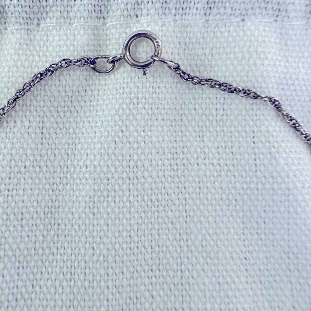 Sterling Silver S Script Necklace - image 3